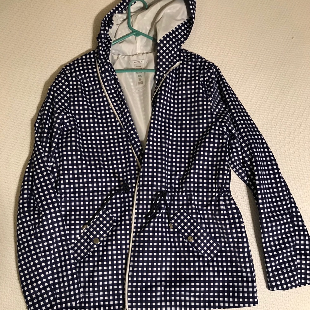 Never worn- rain coat